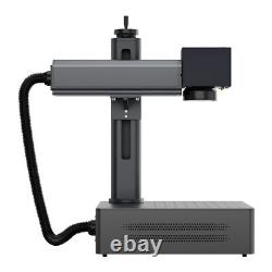 Monport 20W Fiber Laser Engraver Marking Machine Metal Engraving D70 Rotary Axis