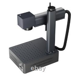 Monport 20W Fiber Laser Engraver Marking Machine Metal Engraving D70 Rotary Axis