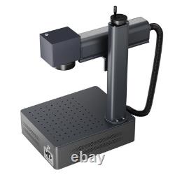 Monport 20W Fiber Laser Engraver Marking Machine Metal Engraving D70 Rotary Axis