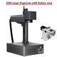 Monport 20w Fiber Laser Engraver Marking Machine Metal Engraving W. Rotary Axis