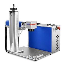 Monport 20W Fiber Laser Marking Machine 4.3x4.3 Laser Engraver with Rotary Axis