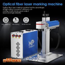 Monport 20W Fiber Laser Marking Machine 6x6IN Metal Engraver Raycus FDA Ezcad2