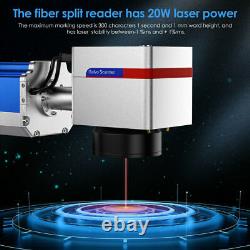 Monport 20W PLUS Fiber Laser Marking Machine 6X6IN Metal Engraver Raycus CE&FDA