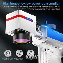 Monport 30W 5.9x5.9 In. Fiber Laser Marking Machine Metal Steel Marker Engraver