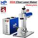 Monport 30w 6x6 Fiber Laser Metal Gold Marking Machine Engraver With Rotary Axis