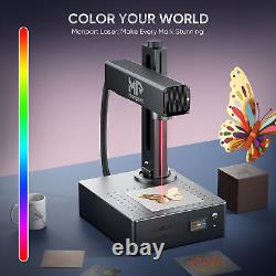 Monport 30W AutoFocus 7x7 In Fiber Laser Marking Machine Metal Steel Engraver