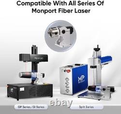 Monport 30W Fiber Laser Engraver with Rotary Axis 360° 30w Laser Marking Lightburn