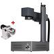 Monport 30w Fiber Laser Marking Machine With Rotary Axis, 6x6 Metal Engraver