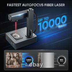 Monport 30W Mopa Fiber Laser Engraver Metal Color Marking Lightburn 90° Rotate