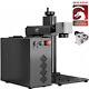 Monport 30w Mopa Fiber Laser Engraver With Rotary Axis For Metal Steel Marking