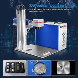 Monport 30W Split Fiber Laser Marking Machine Raycus Laser+Rotary Axis input