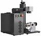 Monport 30w Jpt Fiber Laser Engraver +rotary Metal Color Marking Etching Machine