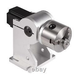 Monport 3-Jaw 80MM Rotary Axis for 20W 30W 50W 60W Fiber Laser Engraver Marker