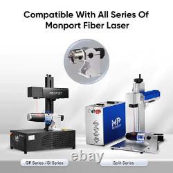 Monport 3-Jaw 80MM Rotary Axis for 20W 30W 50W 60W Fiber Laser Engraver Marker