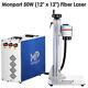 Monport 50w Fiber Laser Marking Machine Engraver Marker Lens 300mm Metal Steel