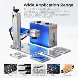 Monport 50W Fiber Laser Marking Machine Engraver Marker Lens 300mm Metal Steel