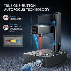 Monport 60W JPT MOPA Fiber Laser Color Marking Machine 7x7 Autofocus with Rotary