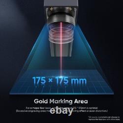 Monport 60W MOPA Fiber Laser Marking Machine 7x7 in Color Metal Marker Engraver