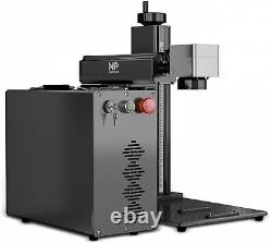 Monport Fiber Laser 30W JPT MOPA Color Laser Marking Machine 6.9x6.9 With Rotary