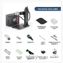 Monport Fiber Laser 30W JPT MOPA Color Laser Marking Machine 6.9x6.9 With Rotary