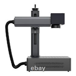 Monport Fiber Laser Engraver 30W Metal Marking Etching Machine with Rotary Axis