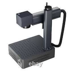Monport Fiber Laser Engraver 30W Metal Marking Etching Machine with Rotary Axis