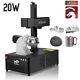 Monport Fiber Laser Marking Machine Metal Engraver Eletric Lifting + Rotary Axis