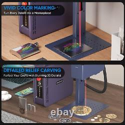 Monport G2 Pro Fiber Laser Marking Machine Engraver Portable 110x110 2.5D Carve
