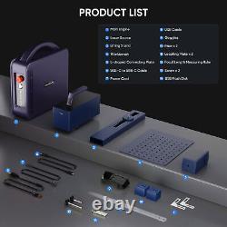 Monport G2 Pro Fiber Laser Marking Machine Engraver Portable 110x110 2.5D Carve