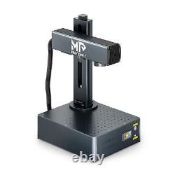 Monport GA 30W Mopa Fiber Laser Metal Color Marker Engraver 7x7 with Rotary Axis