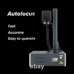 Monport GA 30W Mopa Fiber Laser Metal Color Marker Engraver 7x7 with Rotary Axis