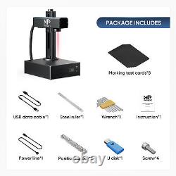 Monport GA JPT 30W Fiber Laser Engraver Marker Autofocus Color Marking Red Light