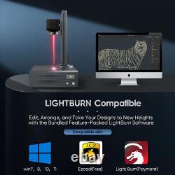 Monport GA JPT 30W Fiber Laser Engraver Marker Autofocus Color Marking Red Light