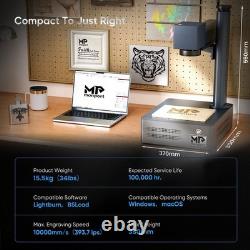 Monport GM 30W Fiber Laser Engraver Marking Machine 2.5D Metal Engraving Lightbu