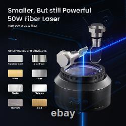 Monport GM 50W Fiber Laser Marker Engraver Marking Machine 66 with Rotary Axis