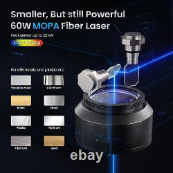 Monport GM 60W MOPA Fiber Laser Engraver Colorful Marking Machine for Metal