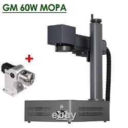 Monport GM 60W MOPA Fiber Laser Engraver Metal Marking Machine with Rotary Axis