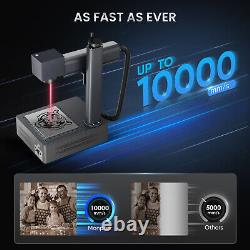 Monport GM 60W MOPA Fiber Laser Engraver Metal Marking Machine with Rotary Axis
