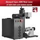 Monport Gpro 30w Mopa Fiber Laser Marker Marking Machine 7x7 In With Rotary Axis