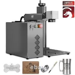 Monport Gpro 60W JPT Mopa Laser Fiber Marking Machine +Rotary Red Light Metal