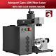 Monport Mopa 60w Fiber Laser Engraver Full Color Marking With Rotary Metal Steel
