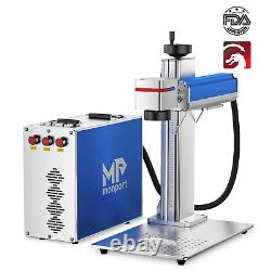 Monport Raycus 20W Fiber Laser Metal Marking Engraving Machine 6x6 Galvo EzCad2