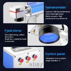 Monport Raycus 30W 8x8 inch Split Fiber Laser Marking Machine Engraver FDA Ezcad