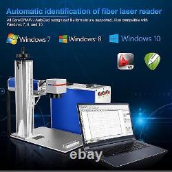 Monport Raycus Fiber Laser Engraver Metal Marking Machine 150mmX150mm 20W EzCad2