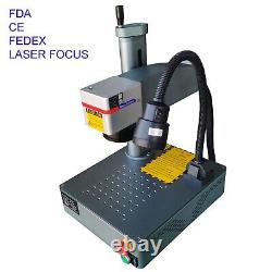 NEW 50W Fiber Laser Marking Machine Laser Engraver for Metal, Silver, Stainless