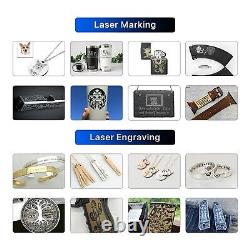 NEW 50W Fiber Laser Marking Machine Laser Engraver for Metal, Silver, Stainless