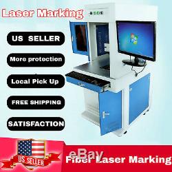 NEW Deluxe 30W Fiber Laser Marking Machine Laser engraver all in one