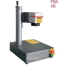 NEW MAX 50W Fiber Laser Marking Engraving Machine Ezcad 2 JCZ FDA CE FEDEX