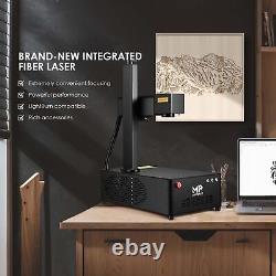 NEW Monport 30w Fiber Laser Marking Machine Metal Engraver 66 with Rotary Axis