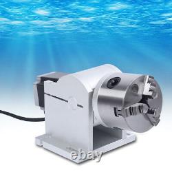 NEW Rotary Shaft Axis Attachment 80mm for Fiber Laser Marking Engraving Machine